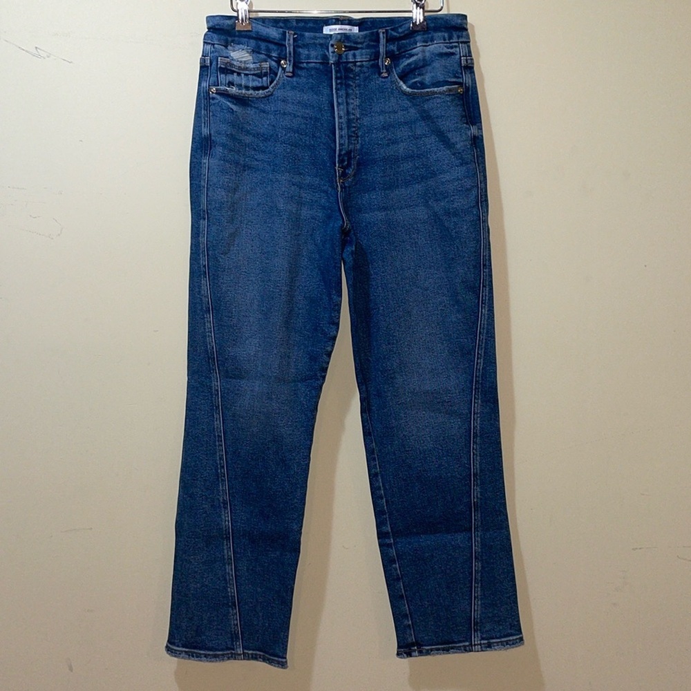 Classic Women's Blue Straight-Leg Jeans